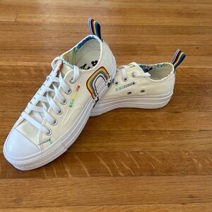 Converse Chuck Taylor Pride Rainbow Family Unity Sneakers - Women’s 7